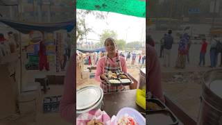 दीदी ने खिलाया पेट भर के खाना मात्र 60 रुपये में 🙏 #shorts #viral #food #thali #streetfood #trending