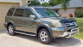 Полный обзор автомобиля Хонда Пилот 2006 года выпуска / Review of 2006 Honda Pilot EX-L