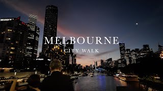 Melbourne Walk | Night Walk in CBD | Jan 2024