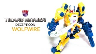 KL變形金剛玩具分享69 泰坦之戰 D級 人狼 Titans Return Deluxe class Wolfwire