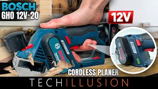 🔥TOP or FLOP?🧐 The SMALLEST 12V cordless planer from BOSCH in TEST!😱 GHO 12V-08N planer - Review