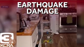 Lake Almanor residents clean up damage from earthquake, aftershock