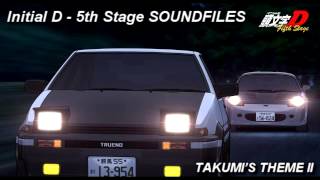 Initial D 5th Stage SOUNDFILES  Takumi's Theme II