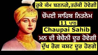 Chaupai Sahib 11ਪਾਠ ਚੌਪਈ ਸਾਹਿਬ ਦੇ ਸਰਵਣ ਨਾਲ ਭਟਕਦੇ ਮਨ ਨੂੰ ਸ਼ਾਤੀ ਮਿਲੇਗੀ|Chopai@MereSahiba555