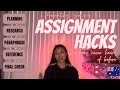 Top assignment hacks for international students in Australia