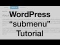 WordPress Child Page Menu (parent & subpages)