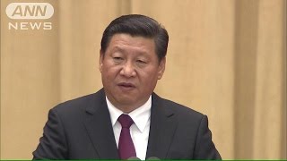 中国の習近平主席「1国2制度揺るぎない」(14/10/01)