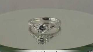 1.07ct Round Brilliant Cut Diamond Engagement Anniversary Ring- Mark Broumand