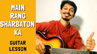 Main Rang Sharbaton Ka | Phata Poster Nikhla Hero | Atif Aslam | Guitar Chords Tutorial | Easy Notes