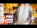 FIRE ALARM AT DINNER | Family 5 Vlogs