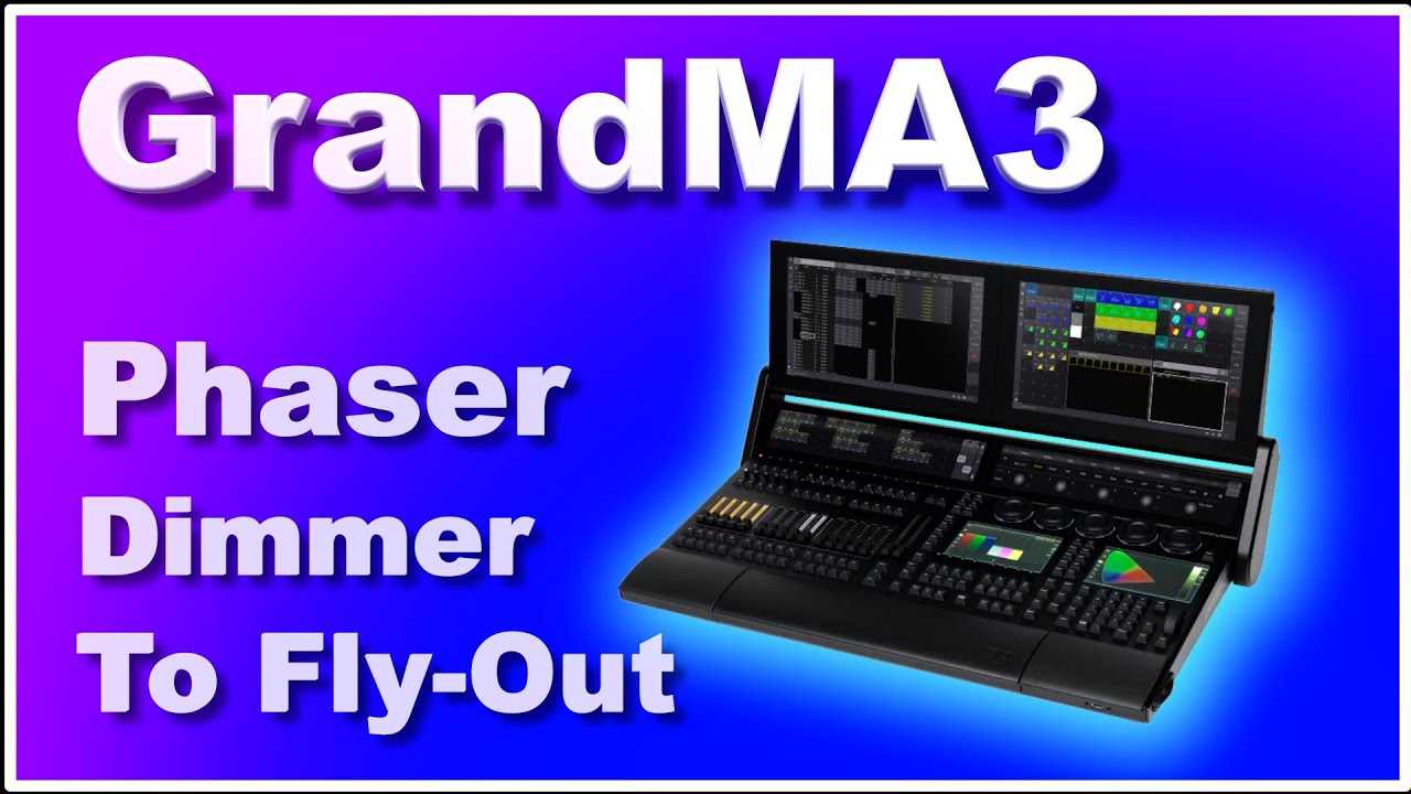 Grandma3 Phasers From Dimmer To Fly Out For Beginners Youtube