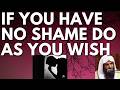 IF YOU have NO SHAME DO as YOU WISH - Sheikh Abdur Razzaq al Badr حفظه الله