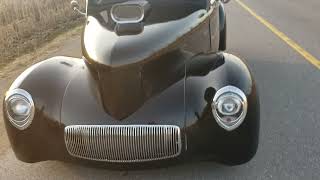 1941 Willys Coupe  Awesome start up and road test