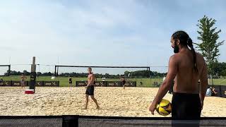 AVP Waupaca 2024 - 1° round - Marcus Carvalhaes and Bill Kolinske 1X2