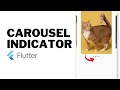 How to make carousel indicator in Flutter #flutter #fluttertutorial