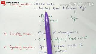 Cultivation of bacteria and culture media | Nutrient media | Bio science