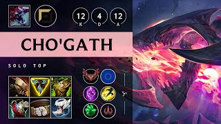 Cho'Gath Top vs Olaf: Unstoppable - EUW Grandmaster Patch 14.24