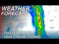 Strong Storms Forecast for New South Wales, Powerful Severe Cold Front Forecast for Perth and WA