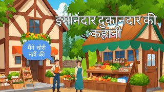 ईमानदार दुकानदार की कहानी ! Story of an honest shopkeeper #hindi stories  #kahaniya