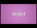 wolof meaning