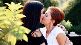 Mature Queen and her Servant | Lesbians Kissing Video 11