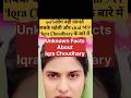 Unknown Facts About Iqra Choudhary#iqra#kairana#up#youtubeshorts