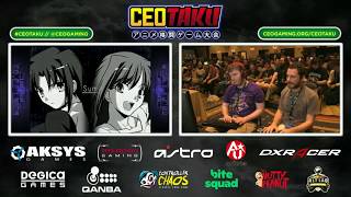 CEOTAKU 2018 MBAACC Top 8 - BRICK vs MOLTYBLOOD