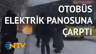 @NTV Elektrik panosundaki patlamalar korkuttu