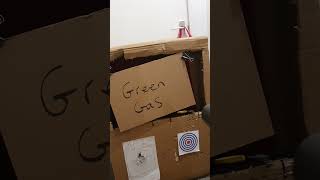 Airsoft 40mm hand grenade launcher using green gas vs Co2 see other vid