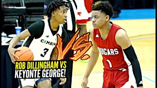 Rob Dillingham vs Keyonte George!! 5 Star Sophomore vs 5 Star Junior Guards BATTLE In Myrtle Beach!