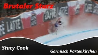 130 KMH HORROR STURZ von Stacy Cook in Garmisch I HD I 2018
