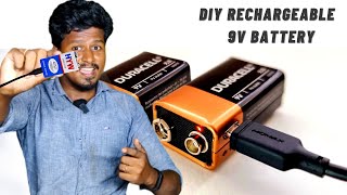 How to Make Rechargeable 9V Battery | இதை கண்டிப்பாக செய்து பாருங்கள்! | Vijay Ideas