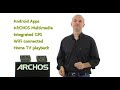 archos 5 internet tablet product tour 2009