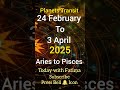 24 february to 3 april aries to pisces 2025 urdu zodiac astrology horoscope new planet