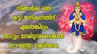 നിങ്ങൾക്ക് ഒരു കുട്ടി ജനിക്കുന്നതിന് എന്തെങ്കിലും തടസ്സം നേരിടുന്നുണ്ടെങ്കിൽ ഈ മന്ത്രം ശ്രവിക്കുക