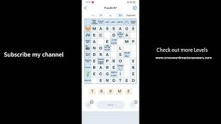 Crossword Master Level 97 Answers | Crossword Master Puzzle 97