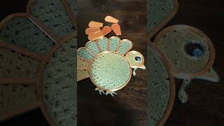 Thanksgiving Turkey Coaster #cool3dprints #thanksgiving #diy