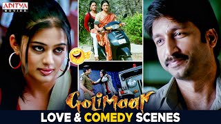 "Golimaar" Movie Love & Comedy Scenes | Hindi Dubbed Movie | Gopichand, Priyamani | Aditya Movies