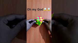 cube solved in a second 0.6 😱#cube #rubikcube #magic #shorts #youtubeshorts #viral #trending