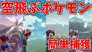 【Pokémon LEGENDS アルセウス】空を飛ぶポケモン簡単捕獲！マネするだけで簡単に捕獲出来る！【ポケモンアルセウス】