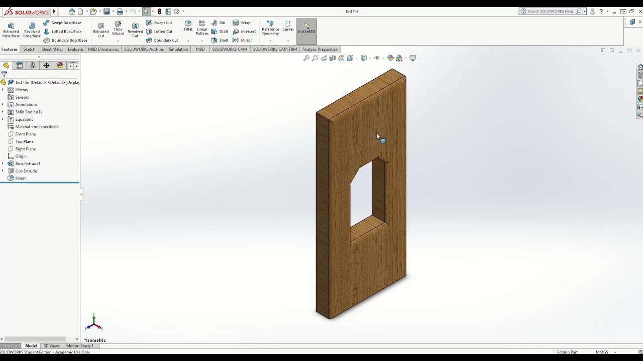 SolidWorks How To - Converting A SolidWorks File Into A DXF File For ...