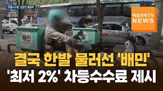 [매일경제TV] 배민, '최저 2%' 차등수수료 상생안 제시…외식업계 수용할까