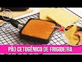 PÃO LOW CARB PARA DIABETES [CETOGÊNICO] DE FRIGIDEIRA