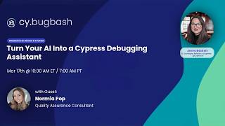 The Bug Bash: Episode 11 - Turn Your AI Into a Cypress Debugging Assistant with Cloud MCP