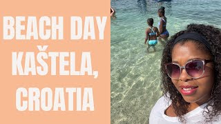 BEACH DAY: GABINE BEACH IN KAŠTELA, SPLIT CROATIA                   #budgetcroatia   #splitcroatia