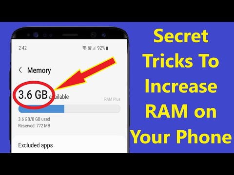 Secret Tricks to Increase RAM on Your Android Phone!! – How to solve it