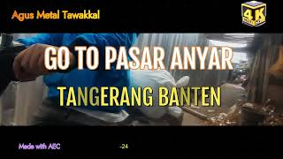 Menyusuri Jalan di pasar Anyar Tangerang  \\Agus Metal Tawakkal/