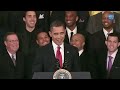 President Obama Welcomes the Los Angeles Lakers