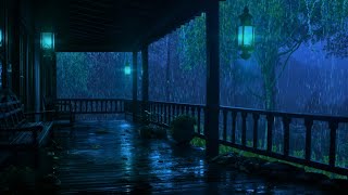 Heavy Rain in the forest and Thunderstorm sounds for Sleep