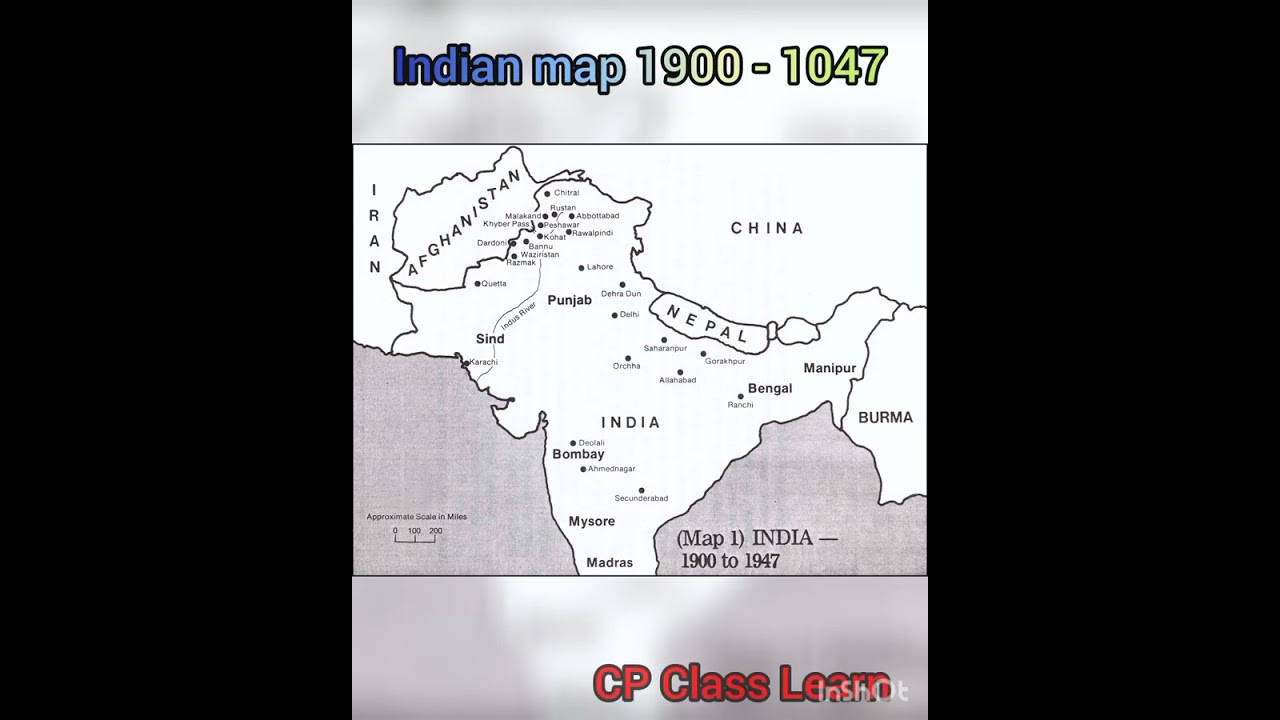 Bharat Ka Map 1900 - 1947. || All Map.🌹. - YouTube